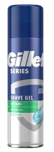 Gillette series Gel na holení Sensit 200 - Kosmetika Pro muže Péče o obličej Gely a pěny na holení